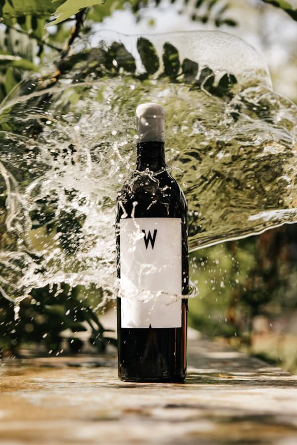 Schwarz Weiß Flasche Schwarz Weiß Flasche